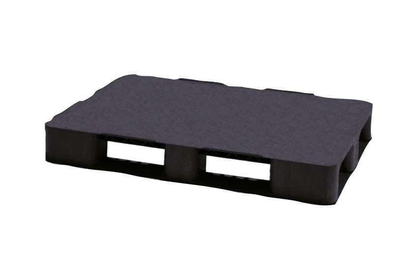 Comfort pallet - 1200x800x150mm - gesloten dek - 2 sleeplatten 