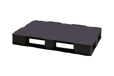 Comfort pallet - 1200x800x150mm - gesloten dek - 2 sleeplatten
