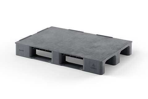 Comfort Palette - 1200x800x150mm - Reg - Oberdeck geschlossen - 3 Kufen