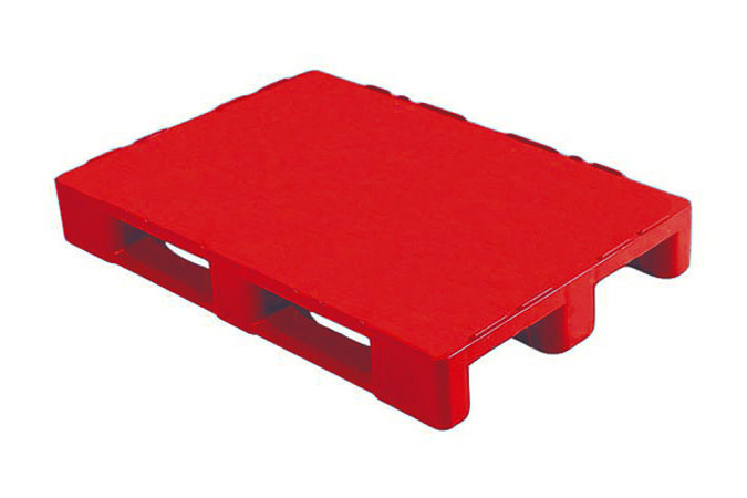 Palette hygiene - 1200x1000x160mm - 3 semelles - plateau fermé  