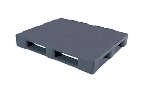 Hygiene Palette - 1200x1000x160mm - Reg - 3 Kufen - Oberdeck geschlossen