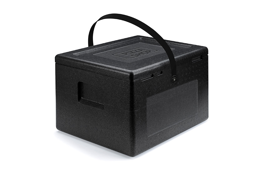 Isolierkühlbox Pizza Box 36l - 420x420x345mm - Polibox Pizza Boxshop met draagbeugel 