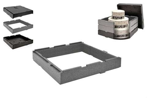 Verlängerungseinsatz Single Pizza System - 410x410x75mm