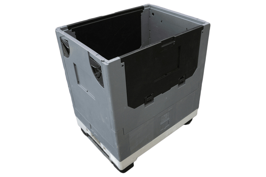 Dolly container 800x600x910mm - inklapbaar + 2 klapdeuren 