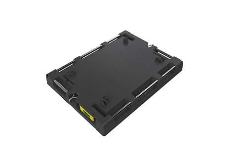 Couv. de palette 822x618x83mm - 1/2 Euro - 2 sangles d'arrimage pour dolly
