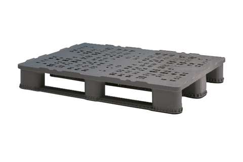 Premium pallet - 1200x800x157mm - reg - open dek - 3 sleeplatten
