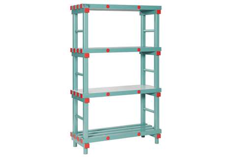 Rekstelling 1000x400x1820mm - 4 niveaus - tussenafstand 500mm