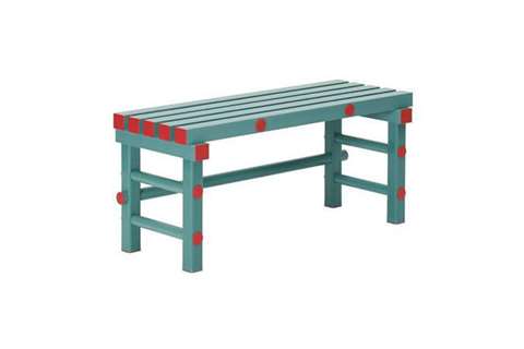Kunststoffbank aus Kunststoff - 1200x400x450mm