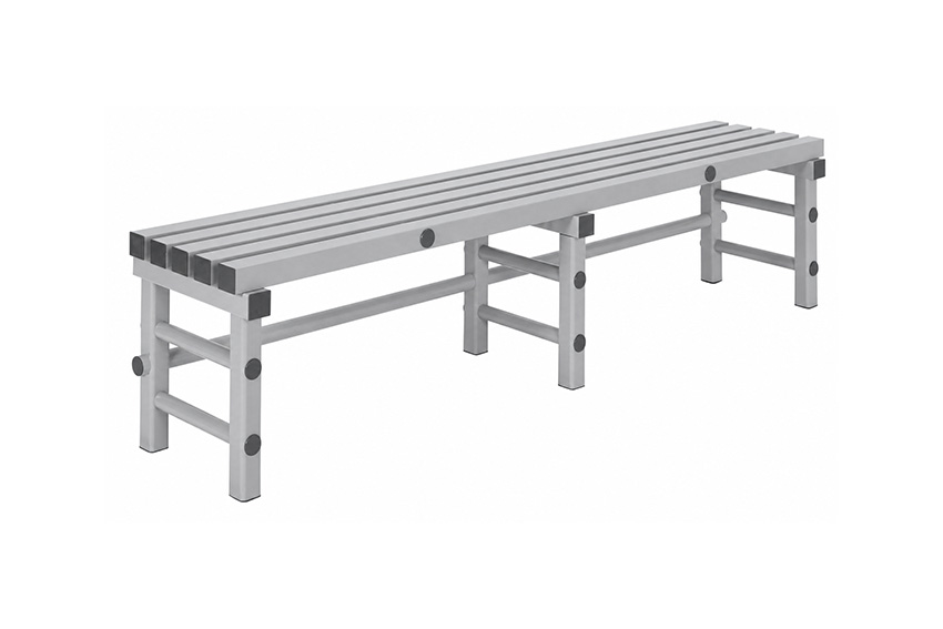 Banc en plastique - 2000x400x450mm 