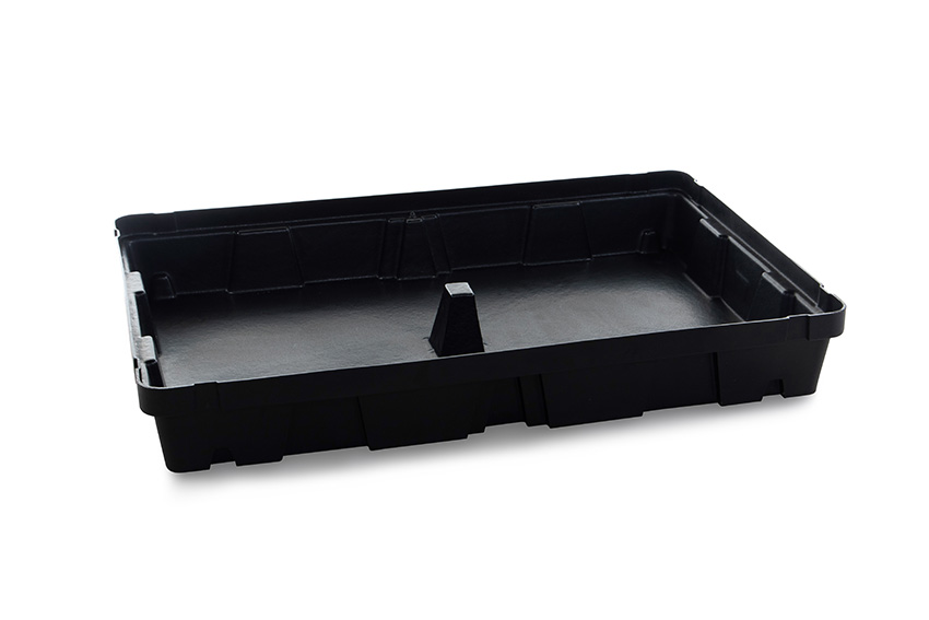 Leak tray without grate - 143l - 1200x800x175mm 
