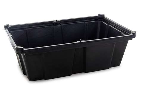 Leak tray without grate - 235l - 1200x800x375mm