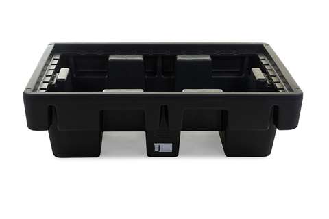 Leak tray without grate - 2 barrels-230l - 1310x910x380mm - not for DE/AT