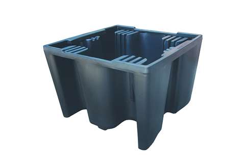 Spillpallet for 1 IBC tank - 1120l - without grid - nicht für DE/AT