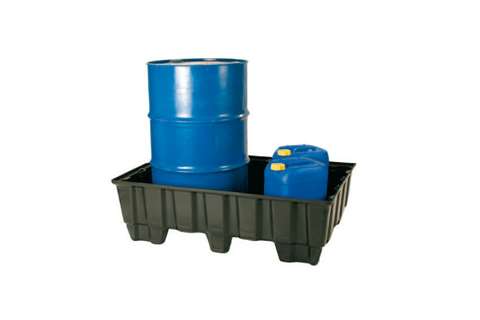 Spill tray 1220x820mm - 220 l - without grid - with legs