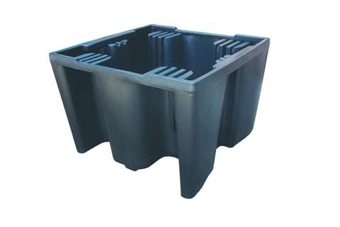 Bac pour 1 IBC - 1000 l - sans caillebotis - uniquement pour DE/AT