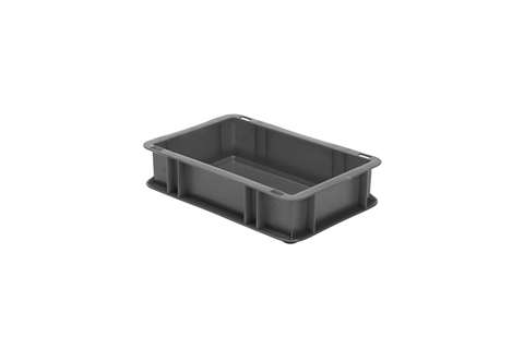 EN Stacking bin Rainbow 2,7l - 300x200x75mm - closed sides and bottom