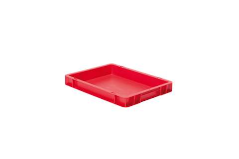 EN Stacking bin Rainbow 4,5l - 400x300x50mm - closed sides and bottom