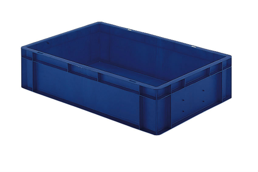 EN Stacking bin Rainbow 26l - 600x400x145mm - closed sides and bottom 