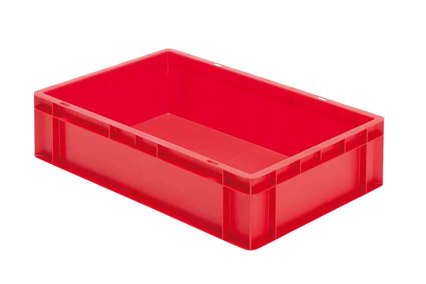 EN Stacking bin Rainbow 26l - 600x400x145mm - closed sides and bottom 