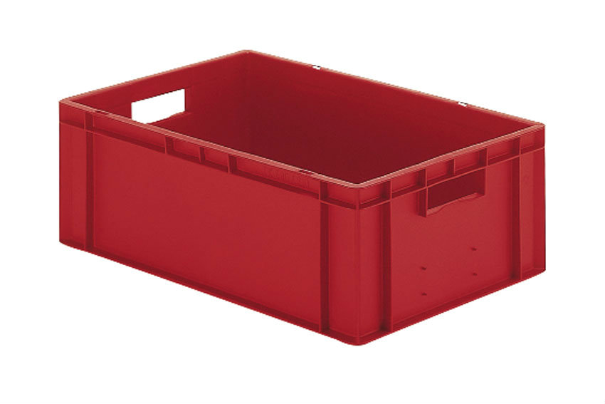 EN Stacking bin Rainbow 40l - 600x400x210mm - closed sides and bottom 