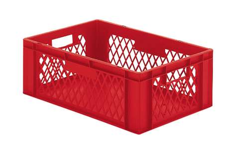 EN Stapelbak Rainbow 40l - 600x400x210mm - gesloten bodem en geperforeerde wanden