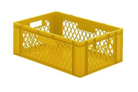 EN Stapelbak Rainbow 40l - 600x400x210mm - gesloten bodem en geperforeerde wanden
