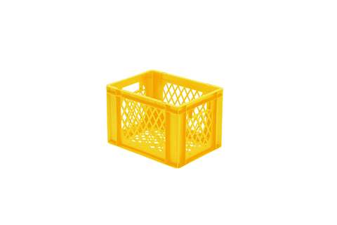 EN Stacking bin Rainbow 24l - 400x300x270mm - perforated sides and bottom