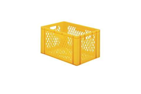 EN Stacking bin Rainbow 29l - 400x300x320mm - perforated sides and bottom