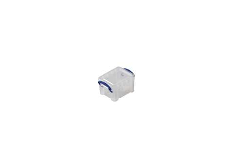 Transparente Stapelbox 0,14l Stapelbar auf mitgeliefertem Deckel - 90x65x55mm
