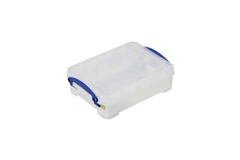 Boîte transparente 1,75l empilable sur le couvercle inclus - 245x180x78mm