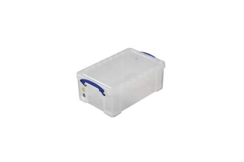 Transparente Stapelbox 9l (a4) Stapelbar auf mitgeliefertem Deckel - 395x255x155mm