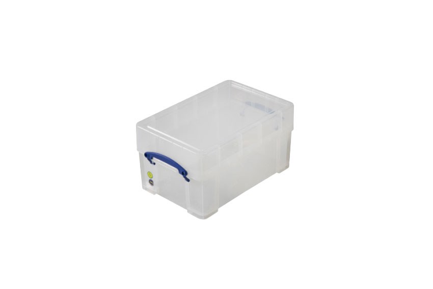 Transparente Stapelbox 9l Xl (a4) Stapelbar auf mitgeliefertem Deckel - 395x255x205mm 