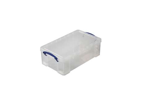 Boîte transparente 12l empilable sur le couvercle inclus - 465x270x150mm