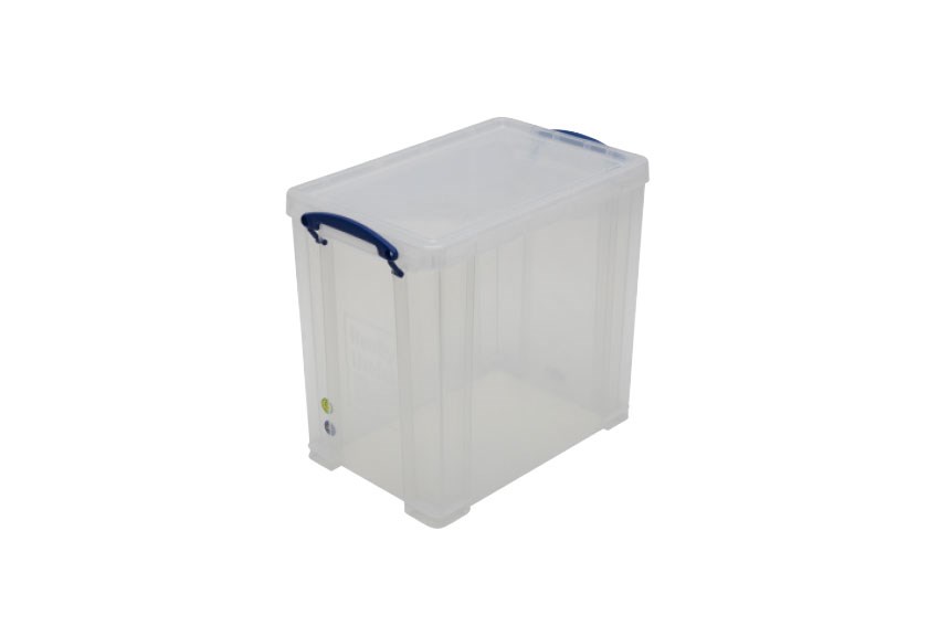 Transparent box 25l (a4) stackable on included lid - 395x255x360mm 