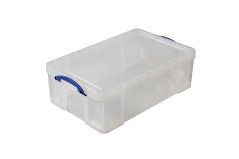 Transparante box 50l stapelbaar op bijgeleverd deksel - 710x440x230mm