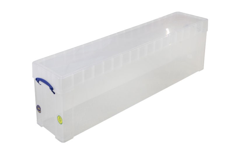 Transparent box 77l stackable on included lid - 1200x270x355mm 