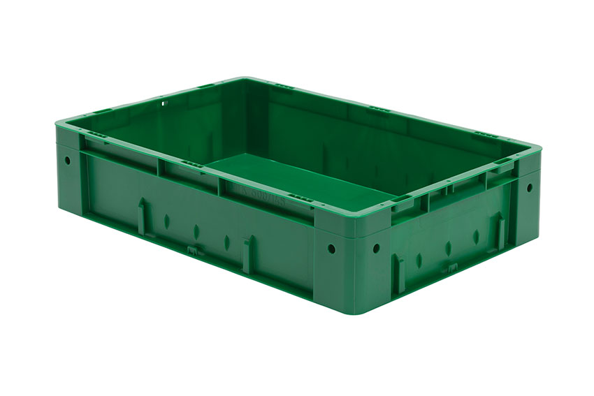 EN Stackable container Rainbow 26l - 600x400x145mm - reinforced base and side walls 