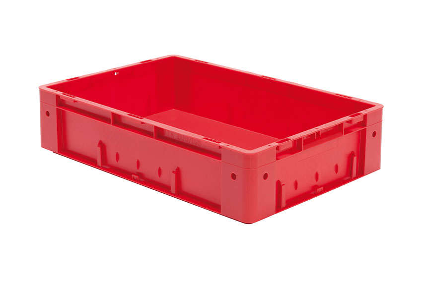 EN Stackable container Rainbow 26l - 600x400x145mm - reinforced base and side walls 