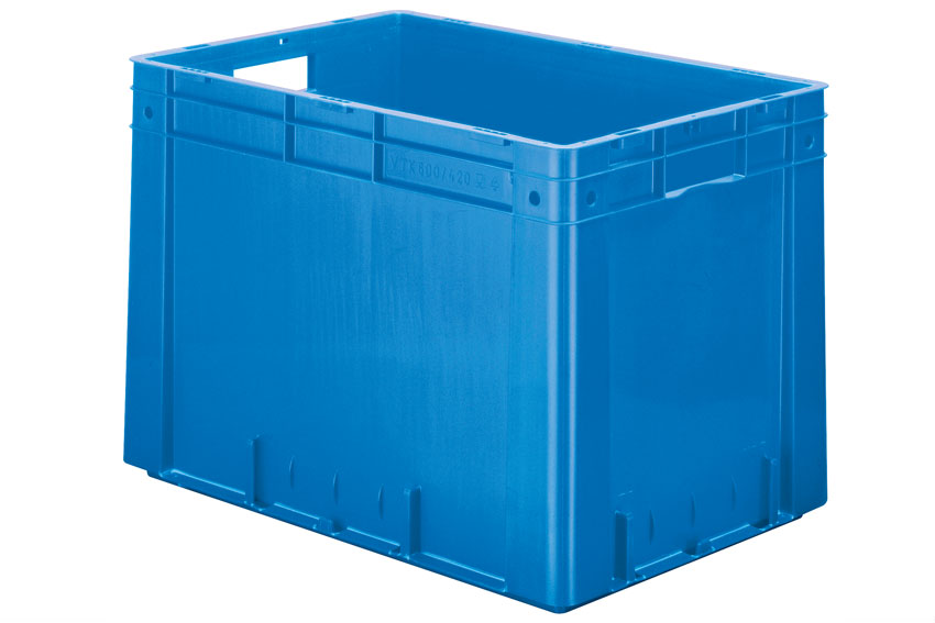 EN Stackable container Rainbow 81l - 600x400x420mm- reinforced base and side walls 