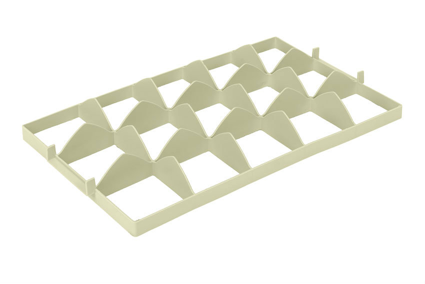 EN Separator - 3x5 compartments (above) - max ø glass: 106mm 