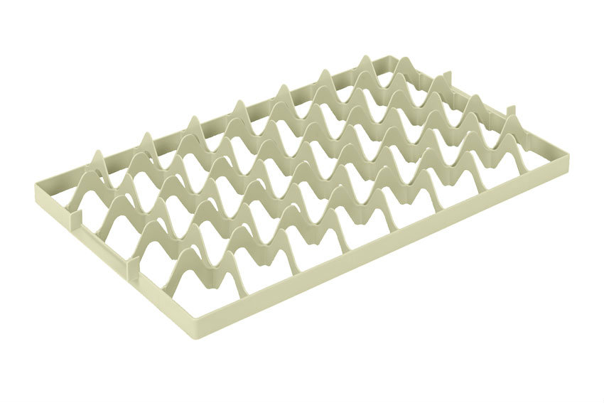 EN Separator - 5x8 vakken (bovenaan) - max ø glas: 68mm 