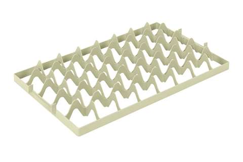 EN Separator - 5x8 vakken (bovenaan) - max ø glas: 68mm