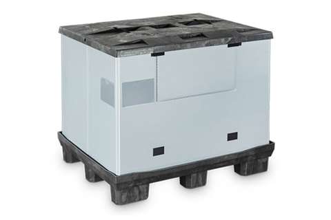 Sleeve Box 1210x1010x990mm - 9 Fuss - mit Tur