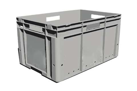 EN Stapelbak Solid line 61l - 600x400x320mm - verstevigd tot 50kg draaglast