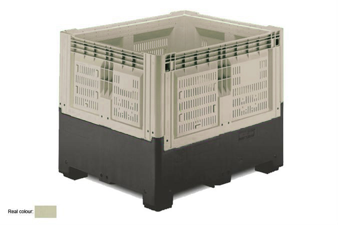 Smartbox 1200x1000x978mm - perforiert - mit 2 Kufen - 905l 