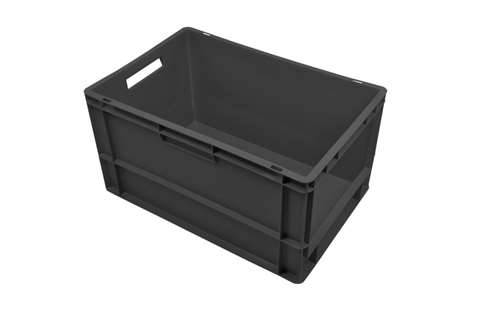 Euronorm bac de picking - ouverture frontale - fond renforcé - régénéré - 600x400x320mm