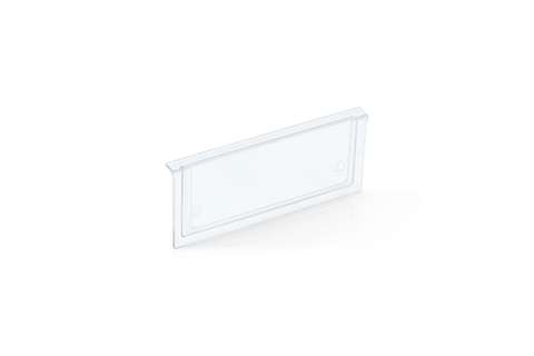 Frontplaat voor stellingbak Blue Box - 156x90mm