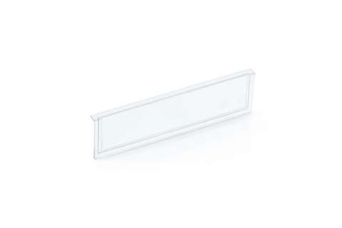 Frontplaat voor stellingbak Blue Box - 234x90mm