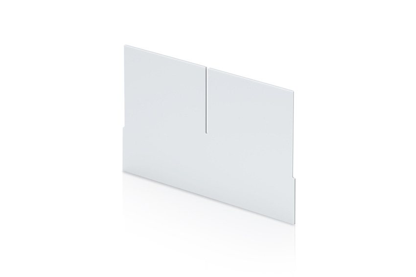 Transverse divider with cut-outs shelf tray Blue Box - 234x140mm 