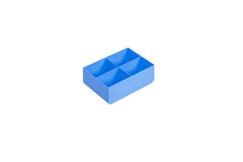 Godet modulaire arrondi à 4 compartiments - 153x111x52mm